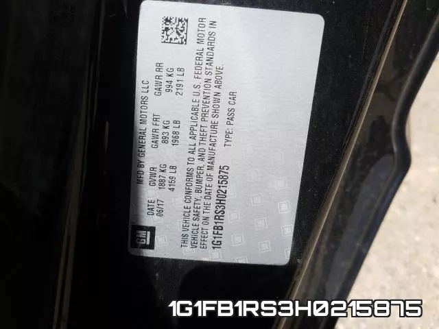 1G1FB1RS3H0215875 фото 2