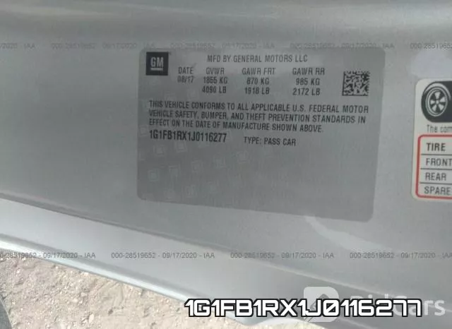 1G1FB1RX1J0116277 фото 10