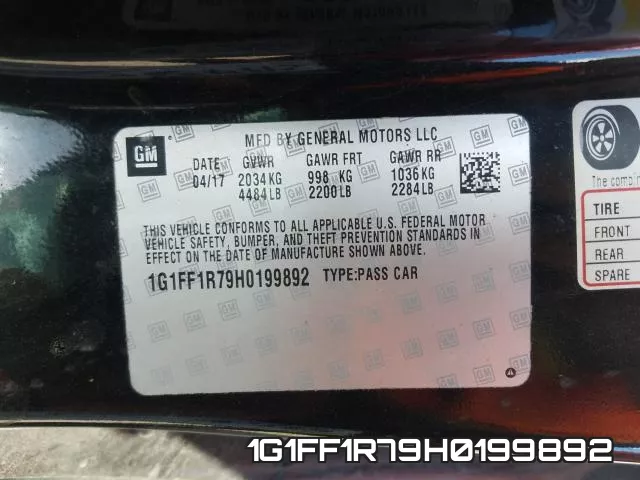 1G1FF1R79H0199892 фото 2