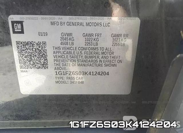 1G1FZ6S03K4124204 фото 10