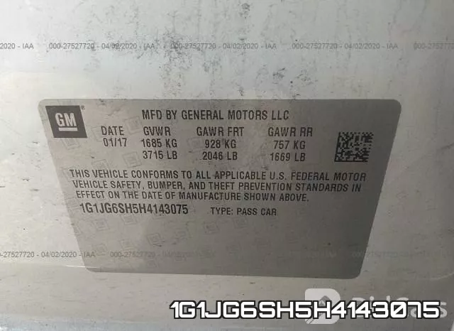 1G1JG6SH5H4143075 фото 10