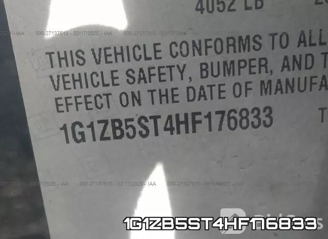 1G1ZB5ST4HF176833 фото 10