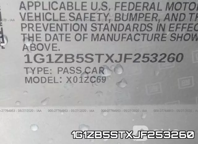 1G1ZB5STXJF253260 фото 10