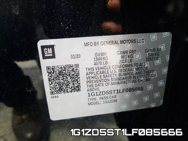 1G1ZD5ST1LF085666 фото 2