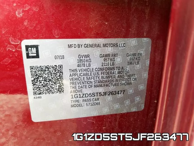 1G1ZD5ST5JF263477 фото 2