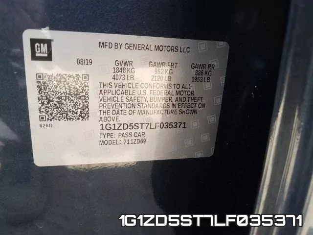 1G1ZD5ST7LF035371 фото 2