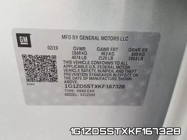 1G1ZD5STXKF167328 фото 2