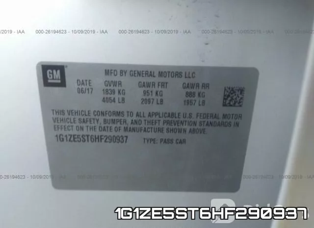 1G1ZE5ST6HF290937 фото 10