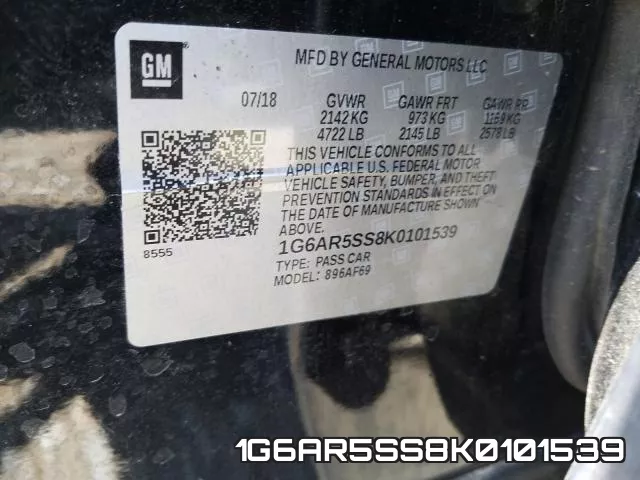 1G6AR5SS8K0101539 фото 2