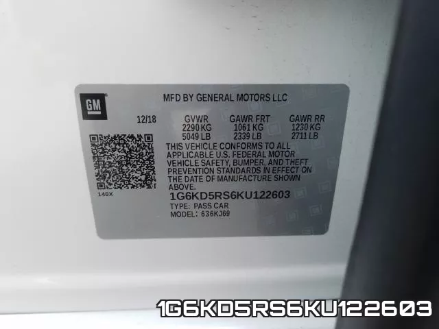 1G6KD5RS6KU122603 фото 2