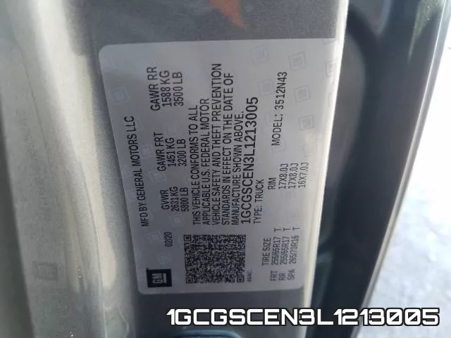 1GCGSCEN3L1213005 фото 2