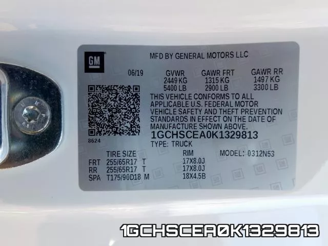 1GCHSCEA0K1329813 фото 2
