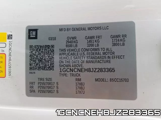 1GCNCNEH8JZ283365 фото 2