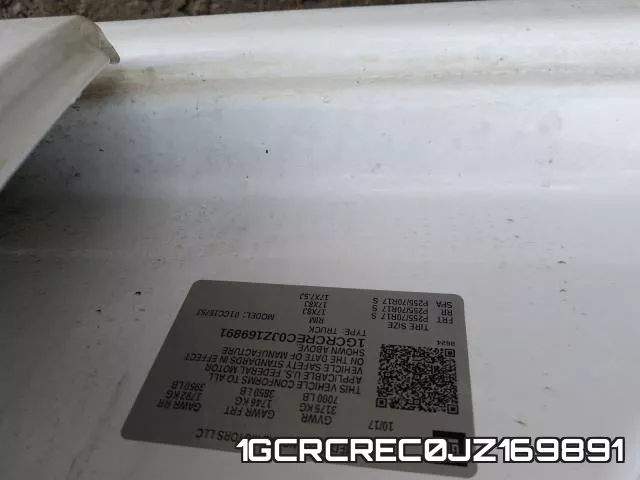 1GCRCREC0JZ169891 фото 2