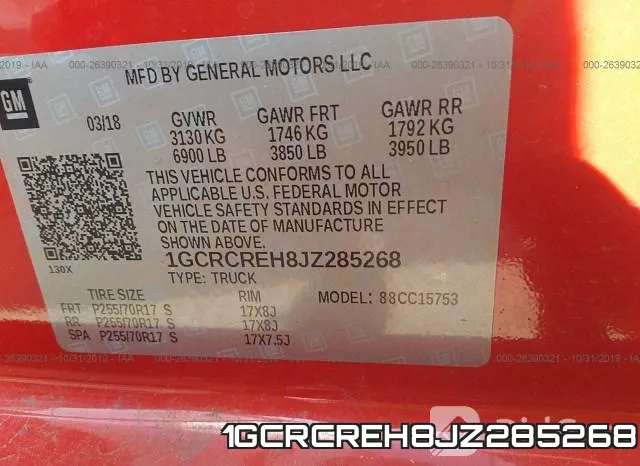 1GCRCREH8JZ285268 фото 10
