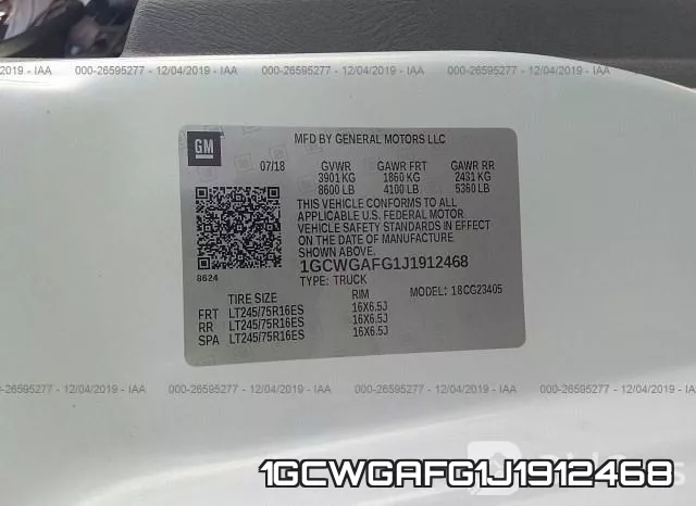 1GCWGAFG1J1912468 фото 10