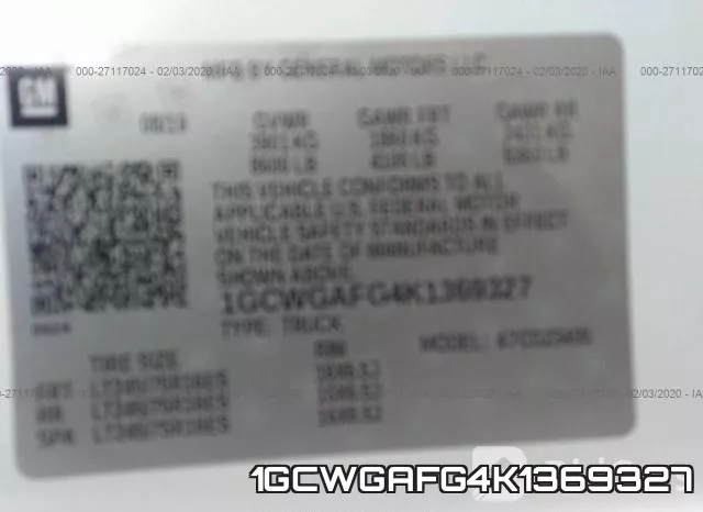 1GCWGAFG4K1369327 фото 10