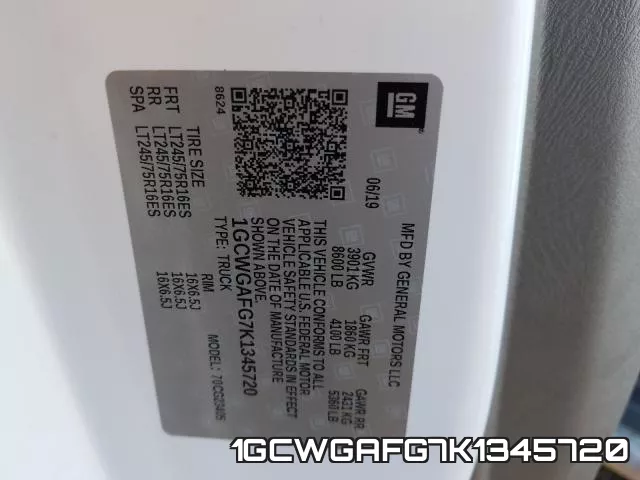 1GCWGAFG7K1345720 фото 2
