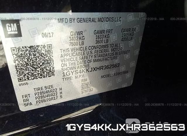 1GYS4KKJXHR362563 фото 10
