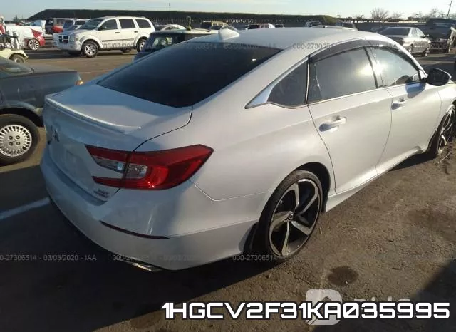 1HGCV2F31KA035995 фото 5