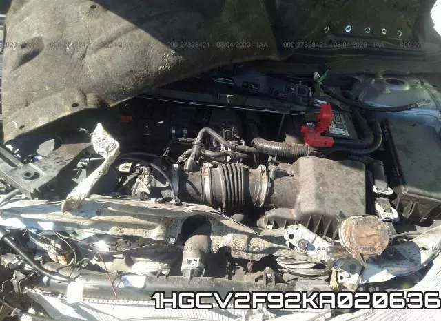1HGCV2F92KA020636 фото 2