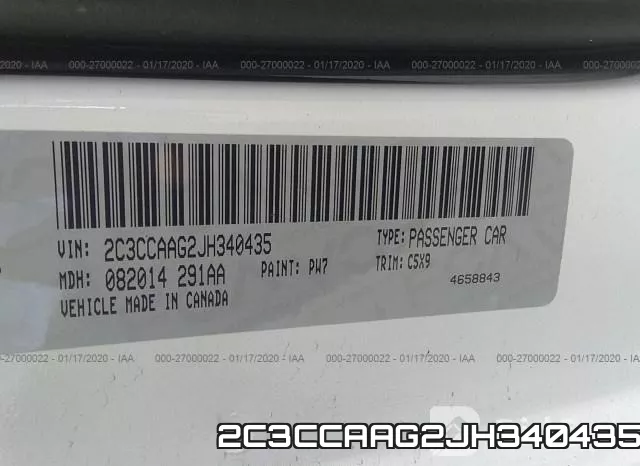 2C3CCAAG2JH340435 фото 10