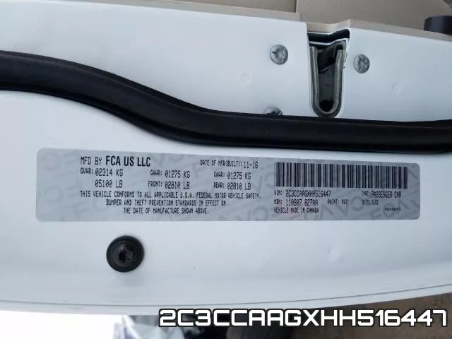 2C3CCAAGXHH516447 фото 2