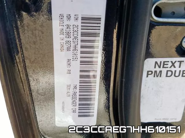 2C3CCAEG7HH610151 фото 2