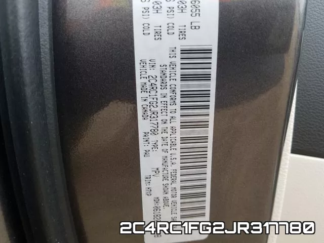 2C4RC1FG2JR317780 фото 2