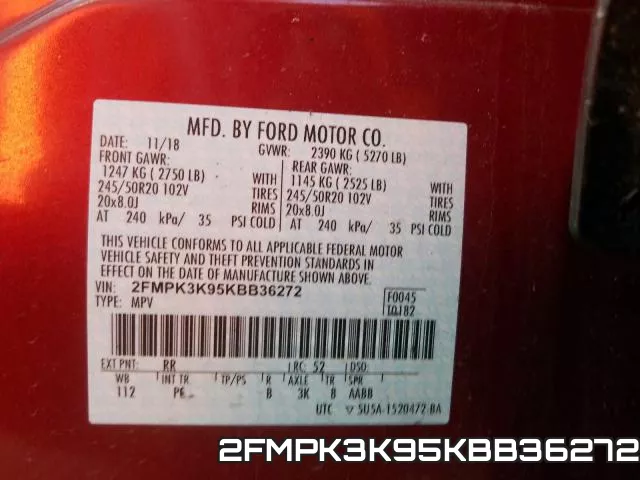 2FMPK3K95KBB36272 фото 2