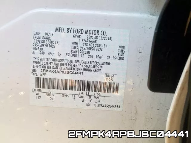 2FMPK4AP8JBC04441 фото 2