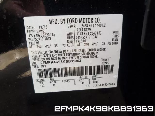 2FMPK4K98KBB31363 фото 2