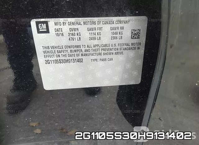 2G1105S30H9131402 фото 9