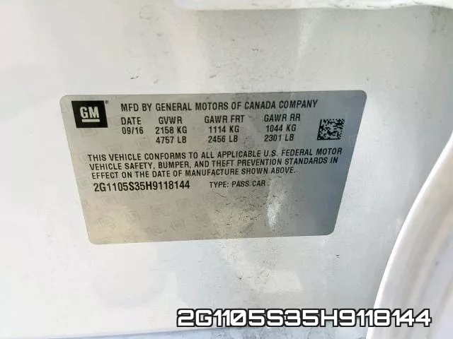 2G1105S35H9118144 фото 2