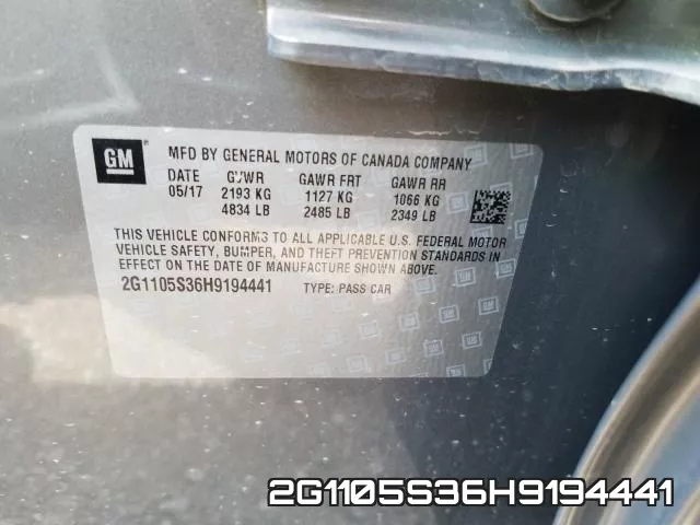 2G1105S36H9194441 фото 2