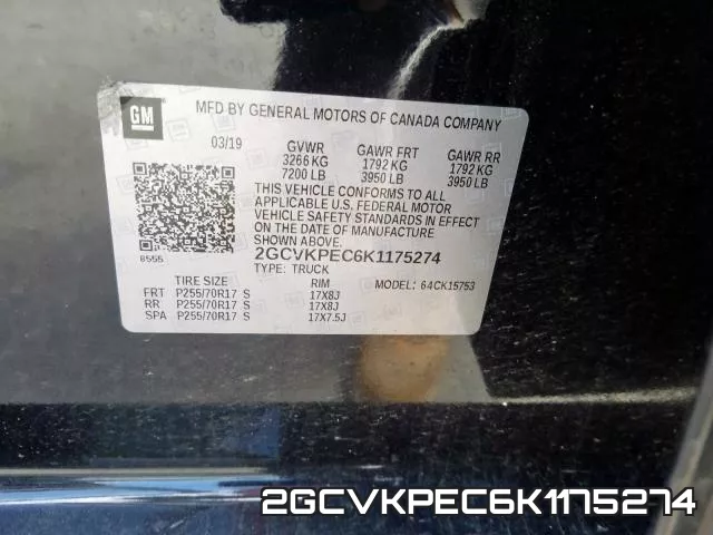2GCVKPEC6K1175274 фото 2