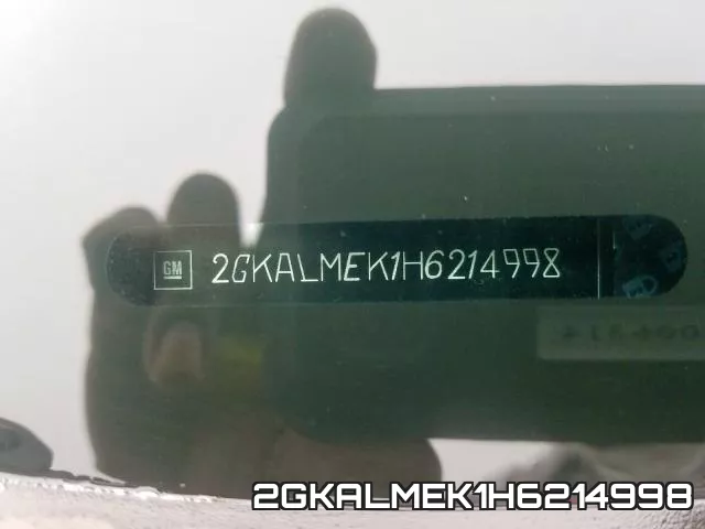2GKALMEK1H6214998 фото 2
