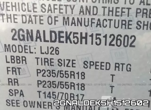 2GNALDEK5H1512602 фото 10