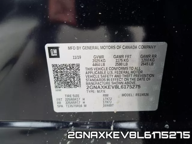 2GNAXKEV8L6175275 фото 2
