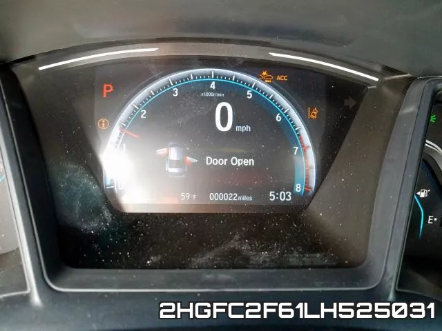 2HGFC2F61LH525031 фото 9