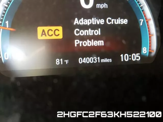 2HGFC2F63KH522100 фото 9