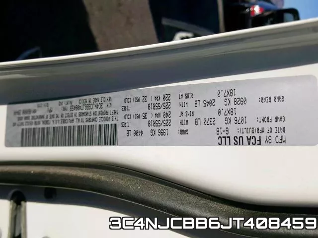 3C4NJCBB6JT408459 фото 2