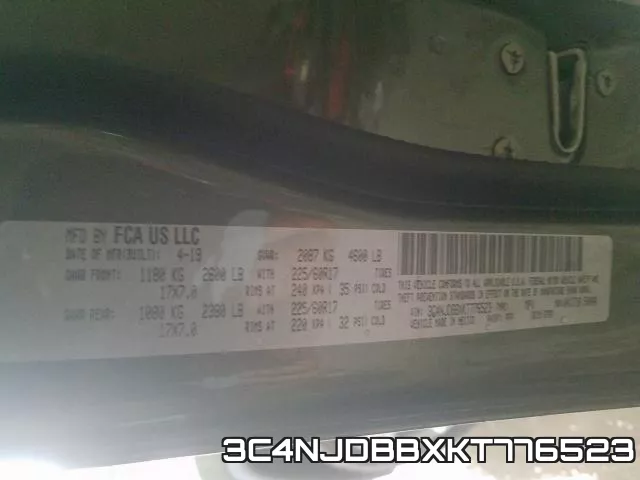 3C4NJDBBXKT776523 фото 2