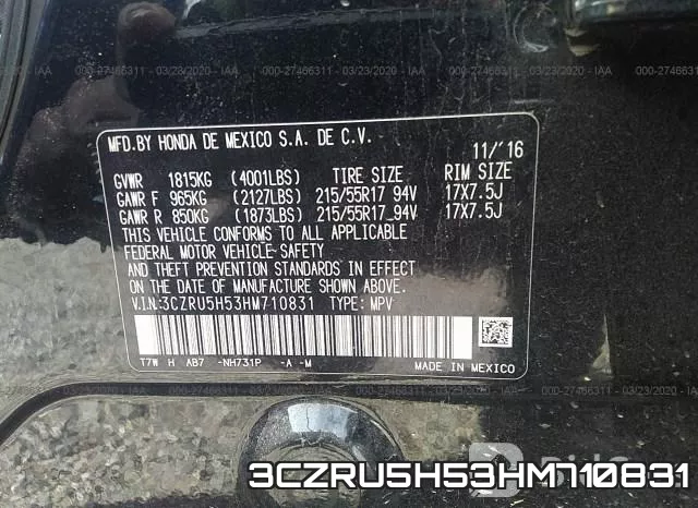 3CZRU5H53HM710831 фото 10