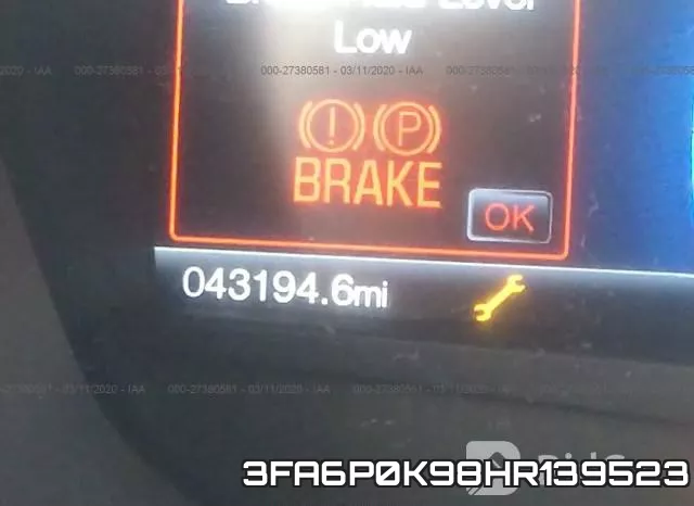3FA6P0K98HR139523 фото 8