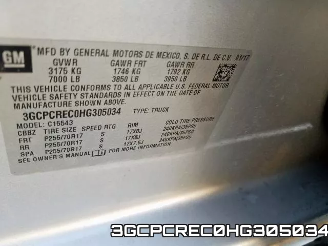 3GCPCREC0HG305034 фото 2