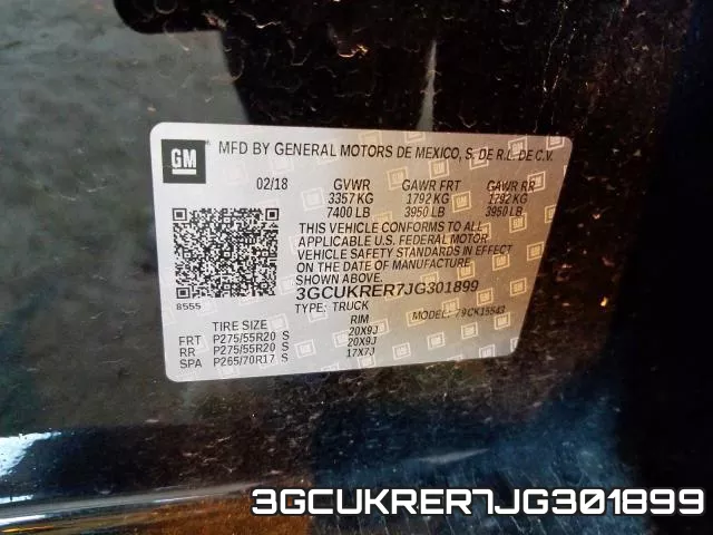 3GCUKRER7JG301899 фото 2