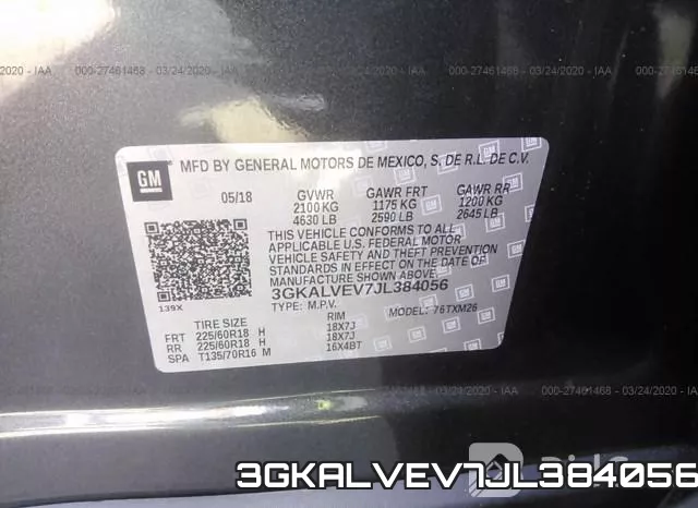 3GKALVEV7JL384056 фото 10