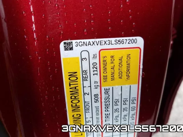 3GNAXVEX3LS567200 фото 2