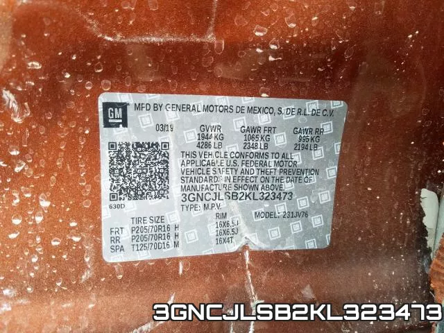 3GNCJLSB2KL323473 фото 2